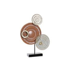 DKD Home Decor Dekorativna slika DKD Home Decor Golden Metal Terracotta Circles (38,7 x 9 x 52,7 cm)