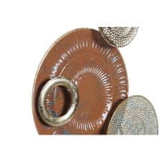 DKD Home Decor Dekorativna slika DKD Home Decor Golden Metal Terracotta Circles (38,7 x 9 x 52,7 cm)