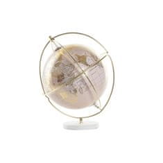 DKD Home Decor Globus DKD Home Decor Pink Golden Metal Marble (22 x 22 x 25 cm)