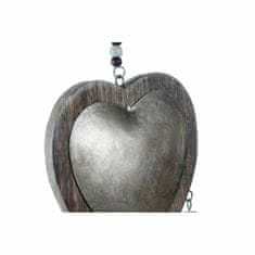 DKD Home Decor Viseča dekoracija DKD Home Decor Heart Metal Mango wood Indian Man (14 x 2 x 67 cm)