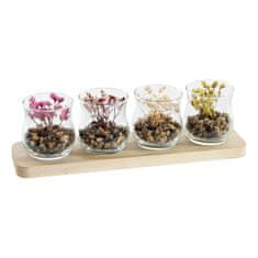 DKD Home Decor Dekorativna figura DKD Home Decor Crystal Wood (29 x 8,5 x 10 cm)