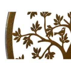 DKD Home Decor Stenska dekoracija DKD Home Decor Tree Golden Metal (2 enoti) (40 x 1 x 40 cm)