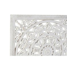 DKD Home Decor Stenska dekoracija DKD Home Decor MDF White (2 enoti) (40 x 2 x 40 cm)