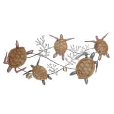 DKD Home Decor Stenska dekoracija DKD Home Decor Beige Metal Brown Tortoise (115,6 x 5 x 56,5 cm)