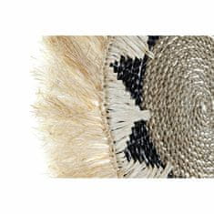 DKD Home Decor Stenska dekoracija DKD Home Decor Natural Black White Jute Ethnic (47 x 1,5 x 47 cm) (2 enoti)