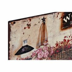 DKD Home Decor Stenska dekoracija DKD Home Decor Vintage Metal Lavendar (50 x 1 x 20 cm) (2 enoti)