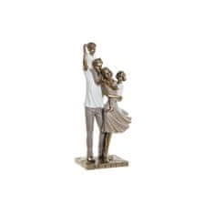 DKD Home Decor Dekorativna figura DKD Home Decor Zlata smola Moderna družina (14 x 8,5 x 29,5 cm)