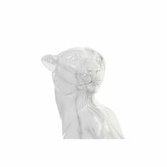 DKD Home Decor Dekorativna figura DKD Home Decor Grey White Leopard Resin Marble (25 x 18 x 41 cm)