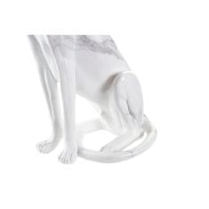 DKD Home Decor Dekorativna figura DKD Home Decor Grey White Leopard Resin Marble (25 x 18 x 41 cm)