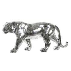 DKD Home Decor Dekorativna slika DKD Home Decor Silver Mirror Modern Panther 51,5 x 14 x 23,5 cm