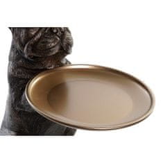 DKD Home Decor Dekorativna slika DKD Home Decor Tray Copper Bulldog Resin Modern (20 x 41 x 42 cm)