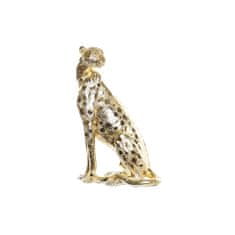 DKD Home Decor Dekorativna slika DKD Home Decor 28,5 x 18 x 42,5 cm Golden Leopard Colonial