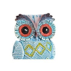 DKD Home Decor Dekorativna figura DKD Home Decor Mirror Owl Resin Multicolor (5,5 x 4 x 7,6 cm) (4 enote)