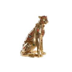 DKD Home Decor Dekorativna figura DKD Home Decor Leopard Resin Colonial (25,5 x 17 x 33 cm)