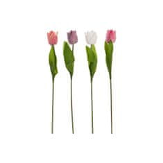 DKD Home Decor Okrasni cvet DKD Home Decor Tulipan Poliester PE (8 x 8 x 52 cm) (4 enote)