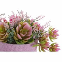 DKD Home Decor Okrasna rastlina DKD Home Decor Pink EVA PE (17,5 x 14 x 20 cm) (2 enoti)