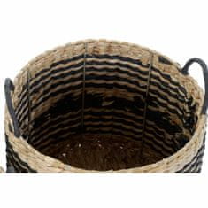 DKD Home Decor Košarica komplet DKD Home Decor Metal Colonial Fibre (35 x 35 x 35 cm)