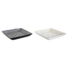 DKD Home Decor Centerpiece DKD Home Decor Grey Beige Resin Oriental (34,5 x 34,5 x 5,5 cm) (2 enote)