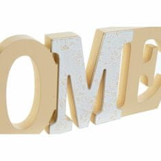 DKD Home Decor Dekoracija DKD Home Decor Love MDF aluminij (35 x 2 x 13 cm) (2 enoti)