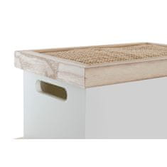 DKD Home Decor Komplet okrasnih škatel DKD Home Decor Natural MDF wicker (42 x 31 x 24 cm)