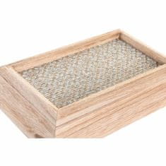 DKD Home Decor Komplet okrasnih škatel DKD Home Decor Naravni les MDF 24 x 14 x 8 cm (2 enoti)