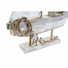 DKD Home Decor Dekorativna slika DKD Home Decor Grey Wood Rope (39 x 9 x 64 cm)