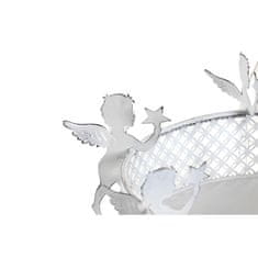 DKD Home Decor Pladenj za prtljago DKD Home Decor White Angel Metal (26 x 8 x 26 cm)