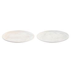 DKD Home Decor Centerpiece DKD Home Decor Waves Grey Beige White MDF Wood Urban (40 x 40 x 3 cm) (2 enoti)