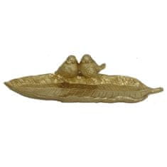 DKD Home Decor Pladenj DKD Home Decor Golden 38,5 x 11 x 8,3 cm