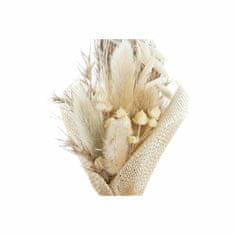 DKD Home Decor Dekorativni cvet DKD Home Decor Crystal Beige Brown Flowers (10 x 10 x 15,5 cm) (2 enoti)