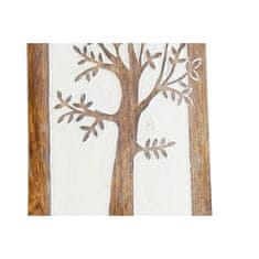 DKD Home Decor Stenska dekoracija DKD Home Decor 20 x 2,5 x 46 cm Drevo rjava bela (2 enoti)