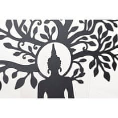 DKD Home Decor Stenska dekoracija DKD Home Decor Kovinski Buda Oriental (2 enoti) (40 x 1 x 40 cm)