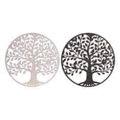 DKD Home Decor Stenska dekoracija DKD Home Decor Tree Metal (2 enoti) (40 x 1 x 40 cm)