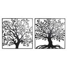 DKD Home Decor Stenska dekoracija DKD Home Decor Tree Metal (98 x 1 x 98 cm) (2 enoti)