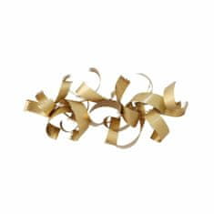 DKD Home Decor Stenska dekoracija DKD Home Decor Golden Metal (131 x 15,9 x 65 cm)