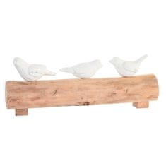 DKD Home Decor Dekorativna slika DKD Home Decor Brown White Resin Mango wood Birds (41 x 7,5 x 15 cm)