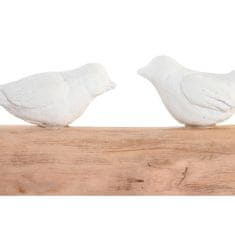 DKD Home Decor Dekorativna slika DKD Home Decor Brown White Resin Mango wood Birds (41 x 7,5 x 15 cm)