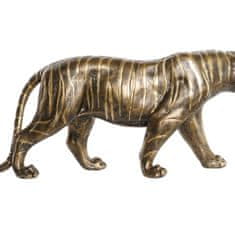 DKD Home Decor Dekorativna slika DKD Home Decor 53 x 13,5 x 23,5 cm Tiger Golden