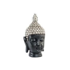 DKD Home Decor Dekorativna slika DKD Home Decor Silver Black Buddha Resin Oriental Head (27 x 24 x 49 cm)