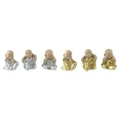 DKD Home Decor Dekorativna figura DKD Home Decor Resin Monk Oriental (8,5 x 7 x 9,7 cm) (6 enot)