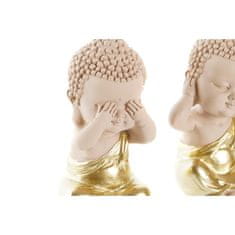 DKD Home Decor Dekorativna figura DKD Home Decor Buda Resin Oriental (5,5 x 5 x 10,5 cm) (6 enot)