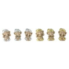 DKD Home Decor Dekorativna figura DKD Home Decor Resin Oriental (7,5 x 6,5 x 9 cm) (6 enot)