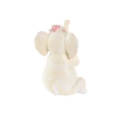 DKD Home Decor Dekorativna figura DKD Home Decor Slon roza bela smola (6 x 6,5 x 10 cm) (3 enote)