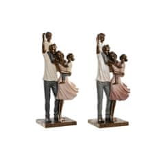 DKD Home Decor Dekorativna figura DKD Home Decor 14 x 8,5 x 29,5 cm Večbarvna družina (2 enoti)