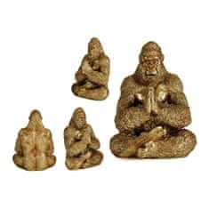 Gift Decor Okrasna Figura Gorila Yoga (Prenovljeni izdelki C)