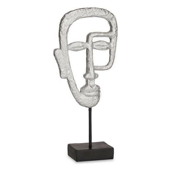 Gift Decor Dekorativna figura Obraz srebrni poliresin (19,5 x 38 x 10,5 cm)