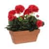 Okrasne rastlinske dekoracije iz sljude, keramične rdeče PVC (29 x 13 x 40 cm)