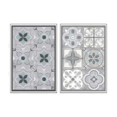 Atmosphera Nalepke Atmosphera Ornamental Stick Tile 43,5 x 30 x 0,1 cm Grey