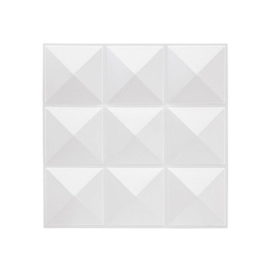 Atmosphera Nalepke Atmosphera Ornamental With relief Tile White 6 enot (30 x 30 x 1,4 cm)