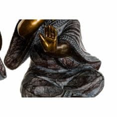 DKD Home Decor Dekorativna figura DKD Home Decor Resin Monk (3 kosi) (25 x 21 x 30 cm)